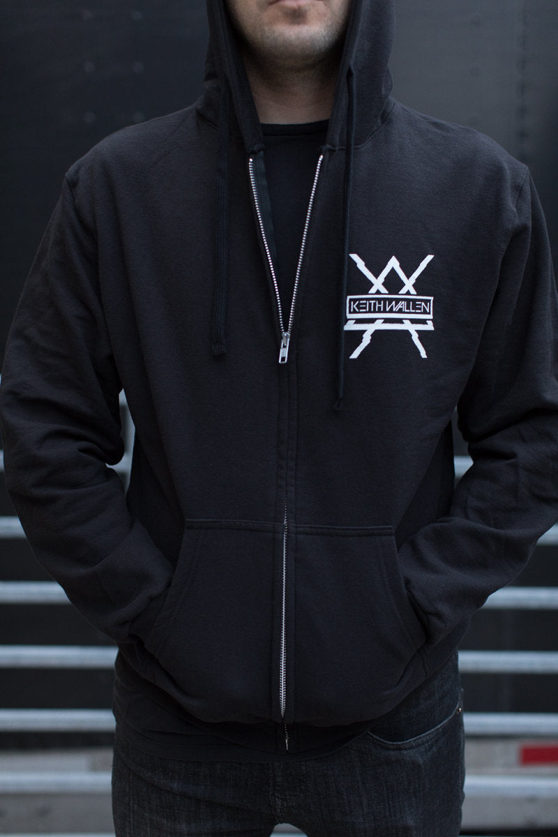 Glitch Logo Zip Hoodie
