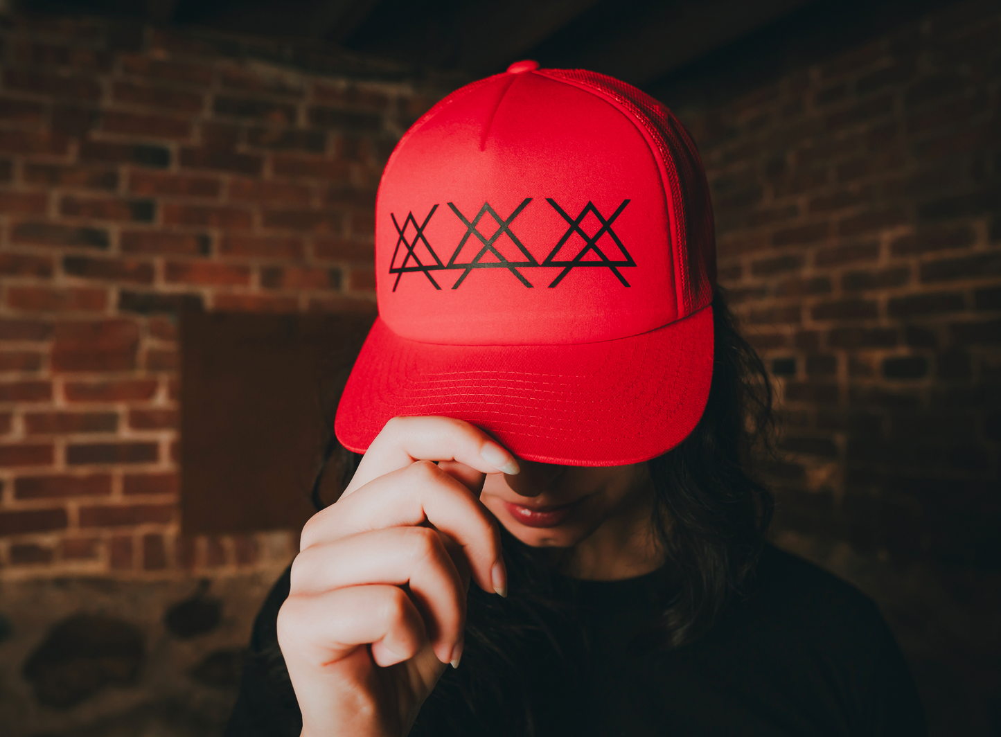 Keith Wallen Logo Red Snapback Hat